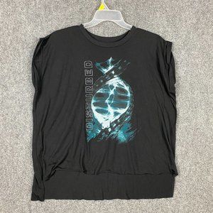 Disturbed T-Shirt Women's XL Sleeveless Cotton Blend Adults